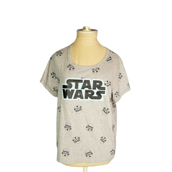 Disney Store Star Wars Darth Vader All Over Print Unisex T-shirt Size L - Picture 1 of 4
